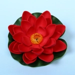 Растение водоплавающее «Кувшинка большая» d-10см красная