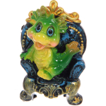 Магнит «Дракоша на кресле» 6*4 см, микс