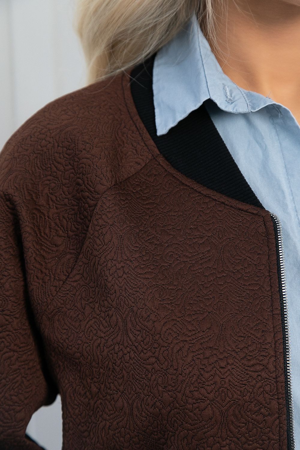 Бомбер Эшли (шоколад) Б12777-41М LT Collection