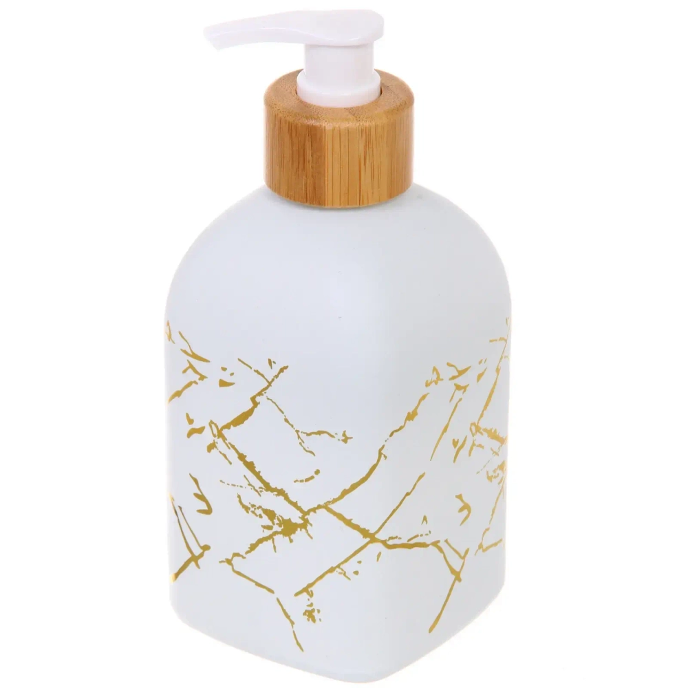 Дозатор для жидкого мыла 380 мл. белый CT008W