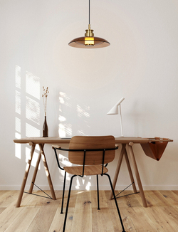 Подвесной светильник 8665P/L gold/amber