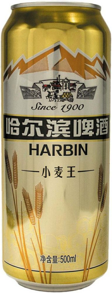 Пиво Харбин Пшеничное / Harbin Wheat 0.5л - 24шт