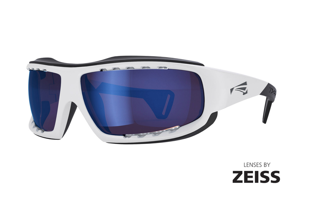 Спортивные очки LiP Typhoon / Gloss White - Black / Zeiss / PA Polarized / Pacific Blue