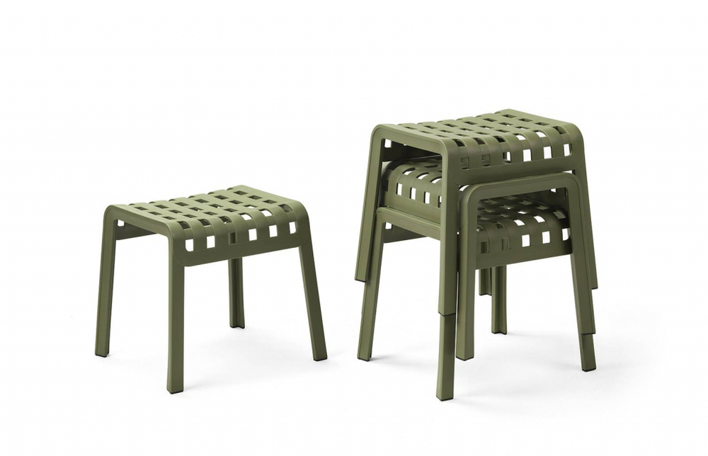 Табурет пластиковый Nardi Poggio, агава