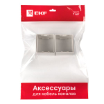 Соединитель (60x60) (4 шт) белый EKF-Plast