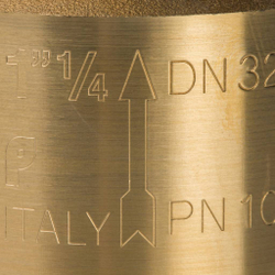 Клапан обратный пружинный с нейлоновым седлом STOUT 1 1/4"