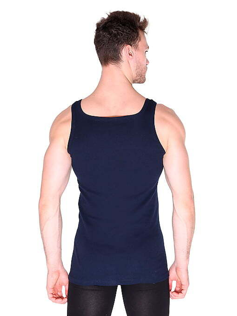 Майка мужская синий