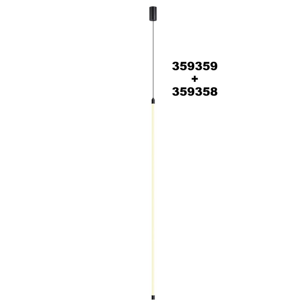 359358 KONST NT24 050 черный Светильник линейный светодиодный IP20 LED 20W 170-265V 4000K 1600Лм VITZ