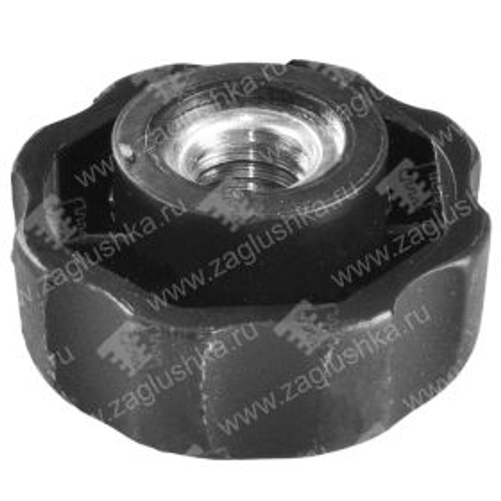 Барашек фиксатор D30 с гайкой М6 сквозной, 4 шт
