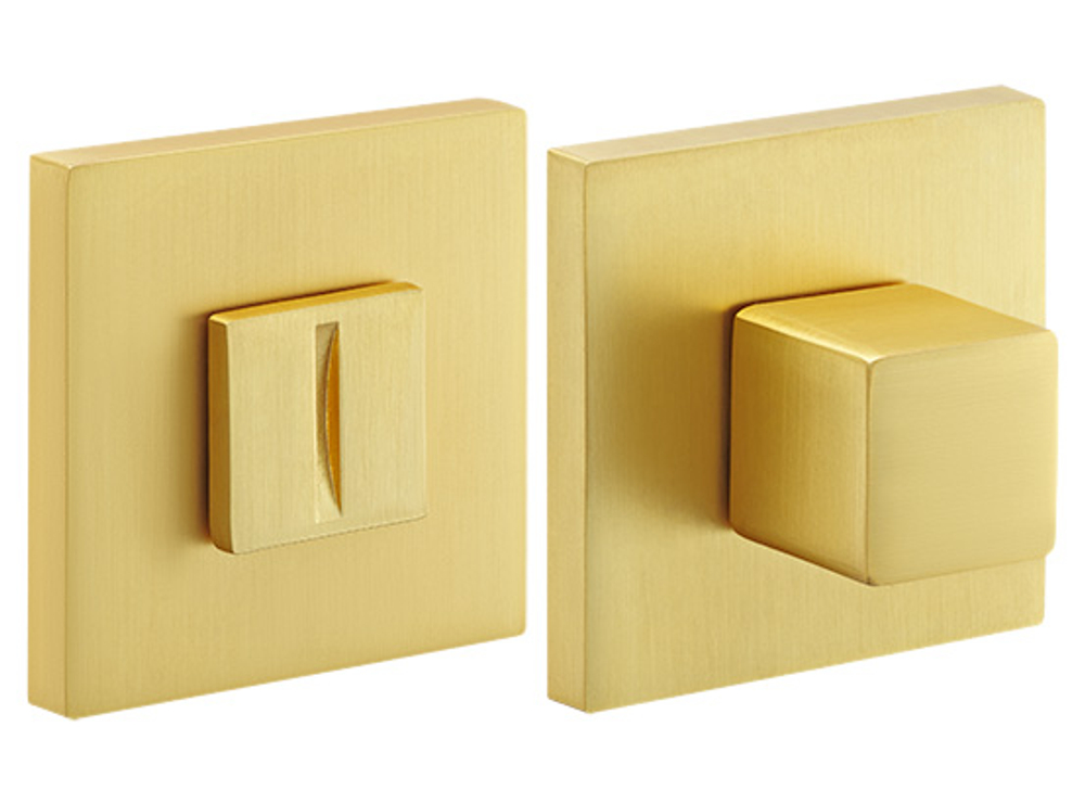 Завертка MORELLI MH-WC-S6 сантех. MSG мат.сатин.золото, квадрат. розетка 6 мм