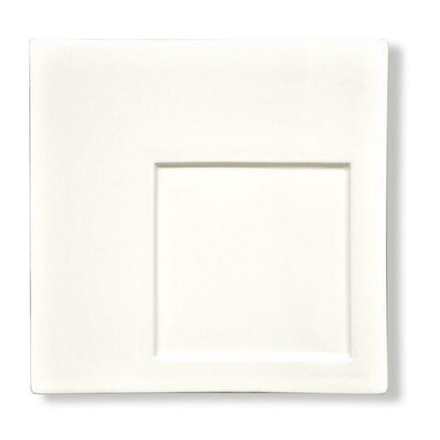 Тарелка 31,5*31,5 см квадратная смещенное дно белая фарфор P.L. Proff Cuisine [6]