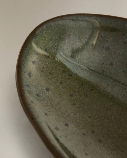 ZARA HOME БЛЕСТЯЩАЯ МЫЛЬНИЦА ДЛЯ ВАННОЙ, ЗЕЛЕНЫЙ