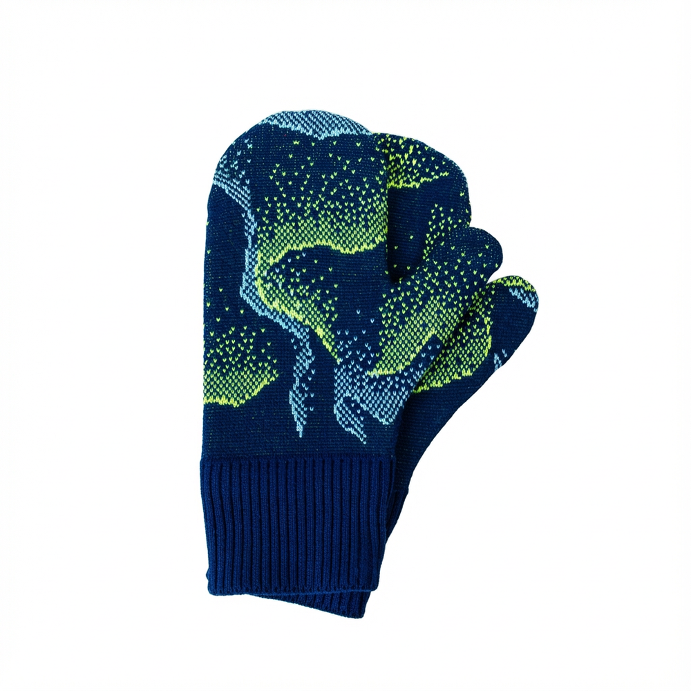 Вязаный комплект «Северное сияние»