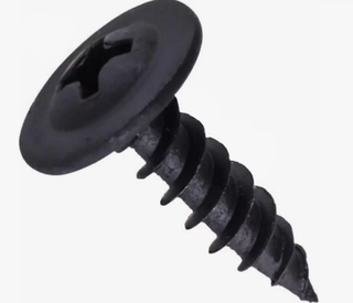 Саморез 4,2х13 с пресшайбой, острый, черный (уп100шт)