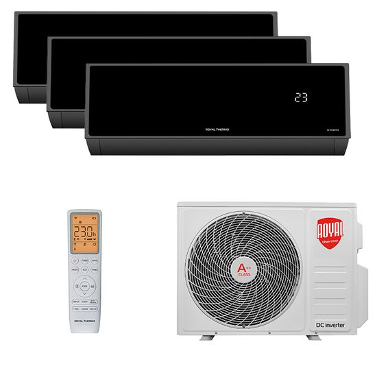 Мультисплит система на 3 комнаты Royal Thermo RTFMI/in-07HN8/black x 3 / RTFMO/out-21HN8