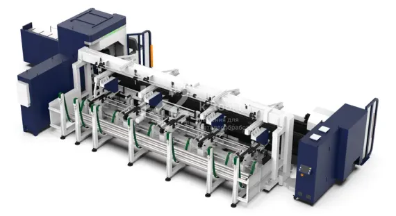 Лазерный труборез HSG Laser серии TS для резки труб с цифровым патроном