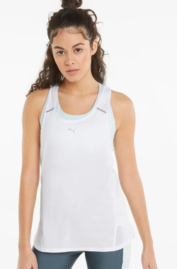 Женский топ теннисный Puma Run Cloudspun Marathon Tank - белый