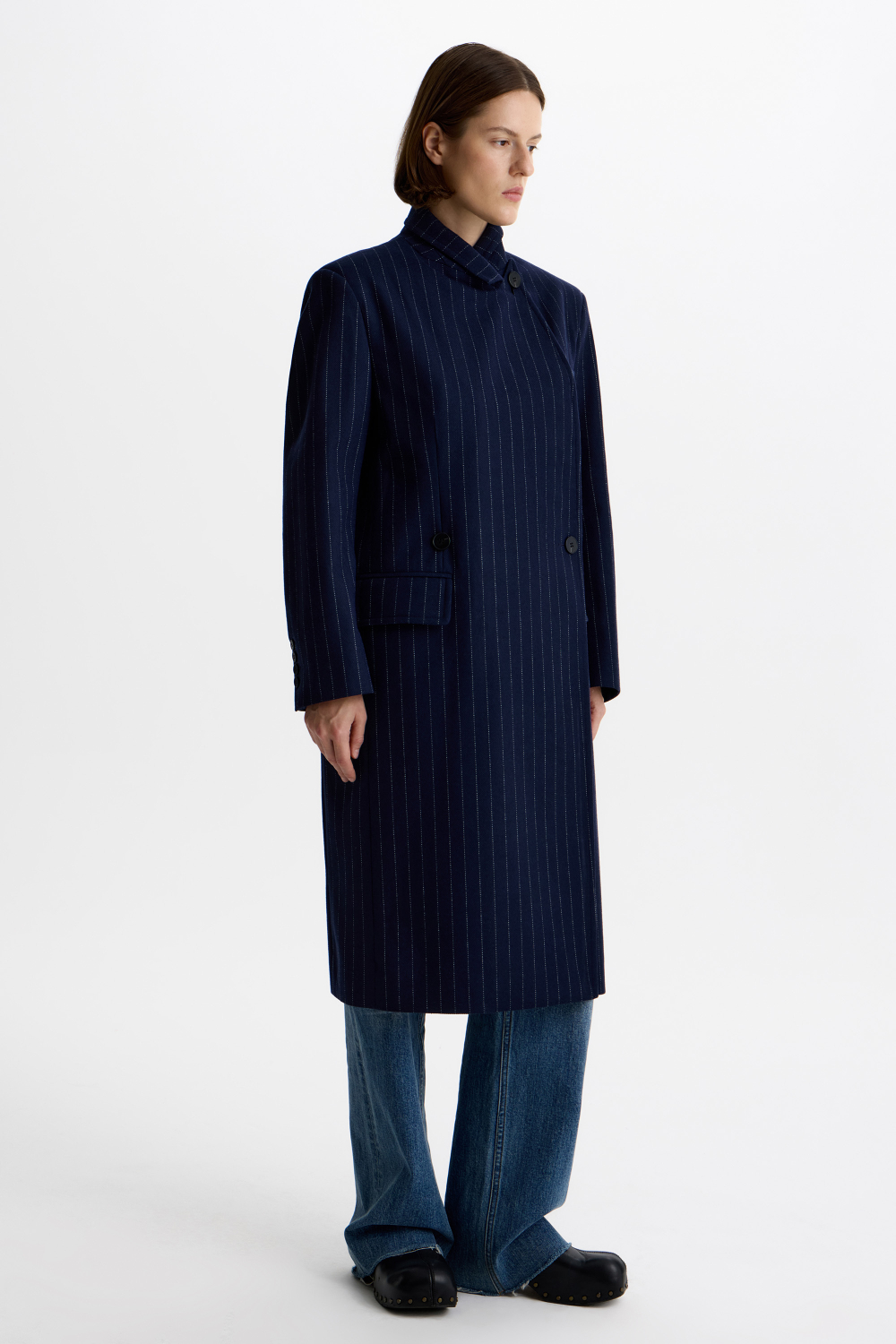 Утепленное пальто из итальянской шерсти с мембраной