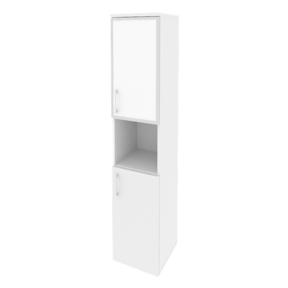 Оникс Шкаф высокий узкий правый O.SU-1.4 R (R) white  400*420*1977