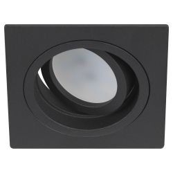 Встраиваемый светильник алюминиевый ЭРА KL85 BK MR16/GU5.3 черный