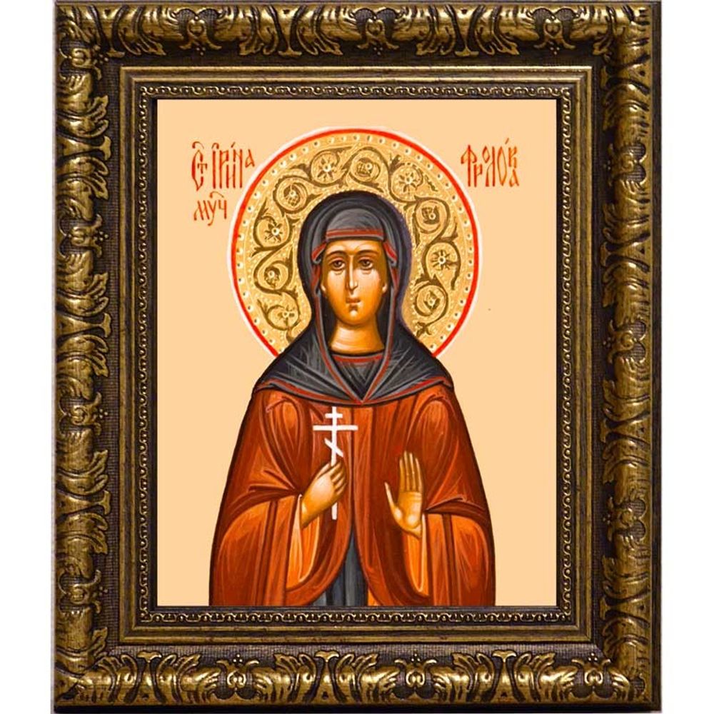 Ирина Фролова преподобномученица, послушница. Икона на холсте.