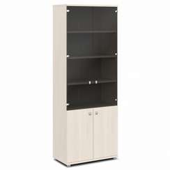 Шкаф со стеклом высокий 820х440х2195 V-634