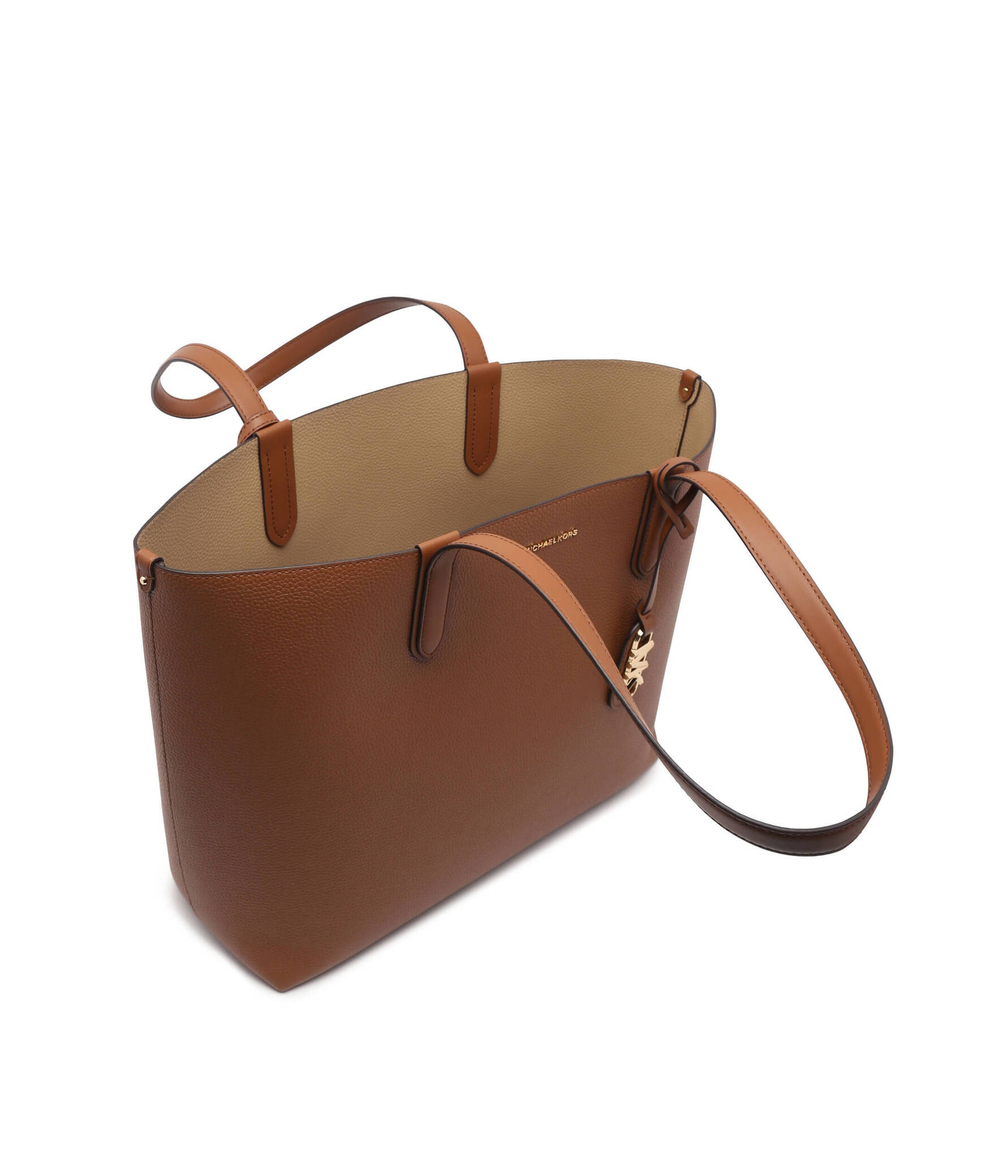 Кожаный шопер двухсторонний + поясная сумка Eliza Michael Kors - коричневый(30F3GZAT4T)