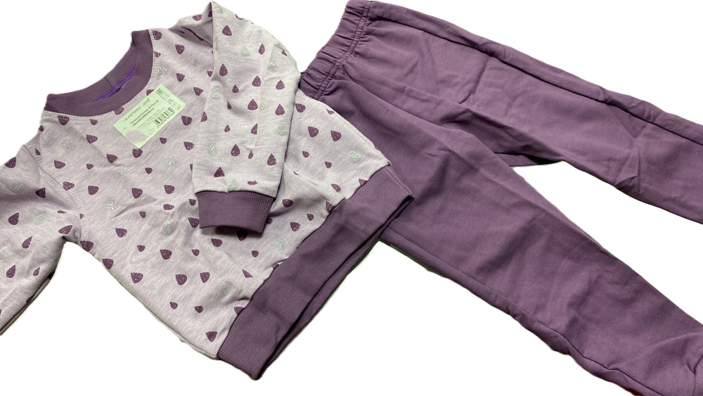 Комплект "Капля" на девочку из хлопка на рост 92,98 см