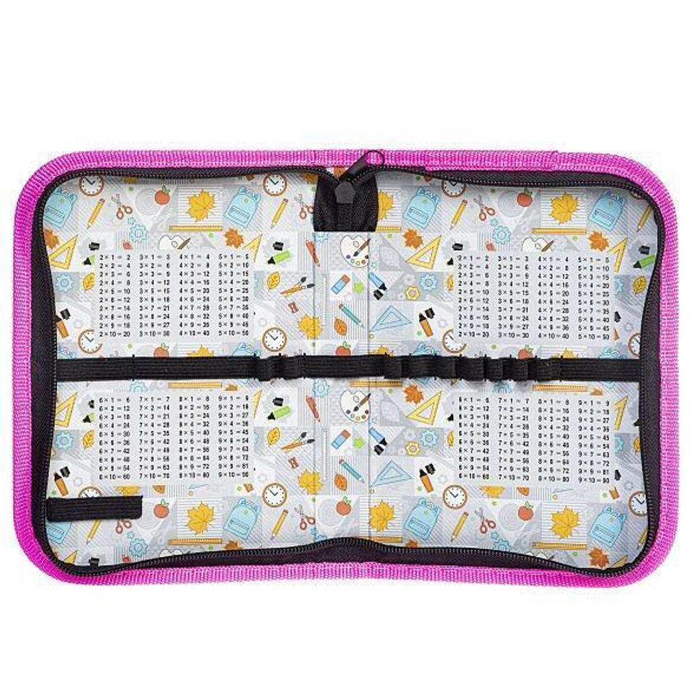 Пенал 190х130мм 1 отд. на молнии с таблистерумножения "Осторожно! Очень мило" (Хатбер)