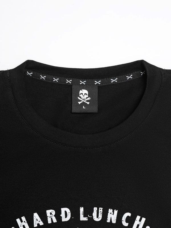 Футболка оверсайз Fork and Knife черная - фото 8