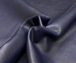 Castagnetto Soft Dark Blue (1,3-1,5 мм), цв. Синий  натуральная кожа