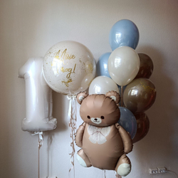 Набор шаров на годик №629 медвежонок