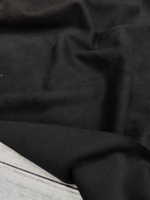 Замша иск. (скуба)/ Черный