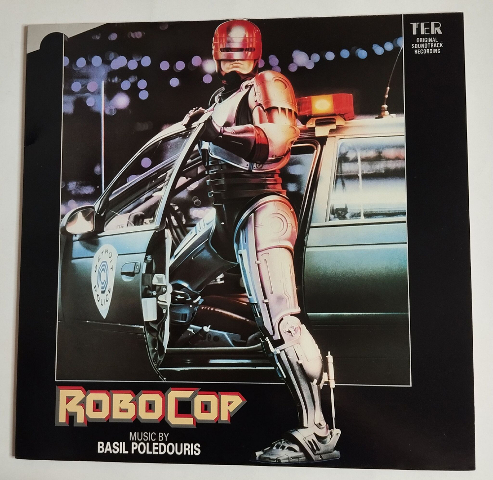 Винтажная виниловая пластинка LP Basil Poledouris Robocop (UK 1987)