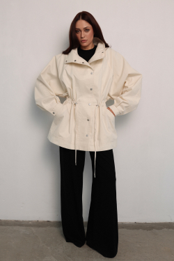 Тренч - парка молочная