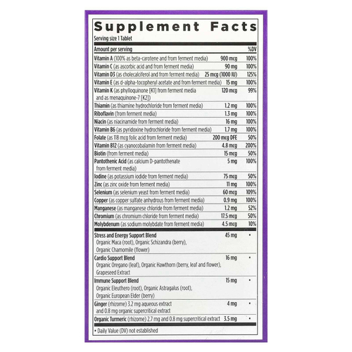 New Chapter, One Daily Every Man's, мультивитамины, 48 вегетарианских таблеток