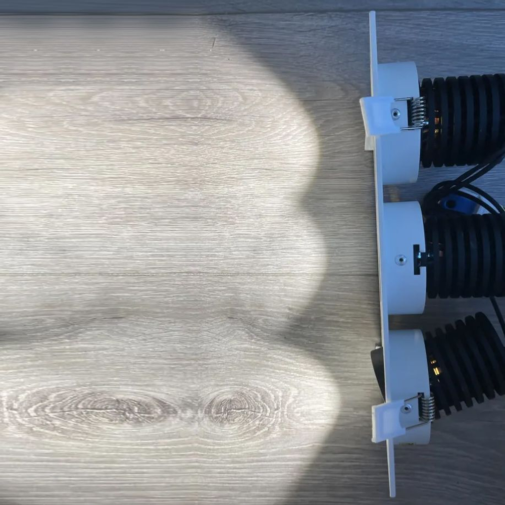 Светильник светодиодный встраиваемый NEPHELLINE LED NL-2 2х5W (10W) 3000К тёплый белый, 2 года гарантии