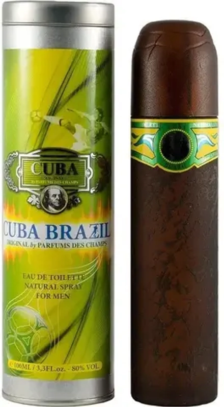 Мужская туалетная вода Cuba Brazil EDT 35 мл с нотами цитрусовых и древесных оттенков