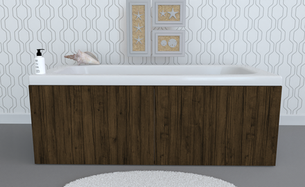 Экран под ванну откидной TR-5-430 лесной орех