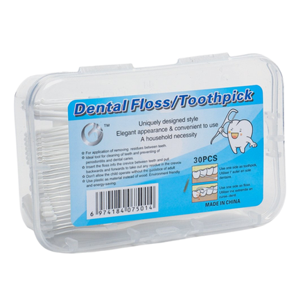 Зубочистки с нитью Dental Floss 30 шт