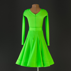 зеленое платье для танцев
