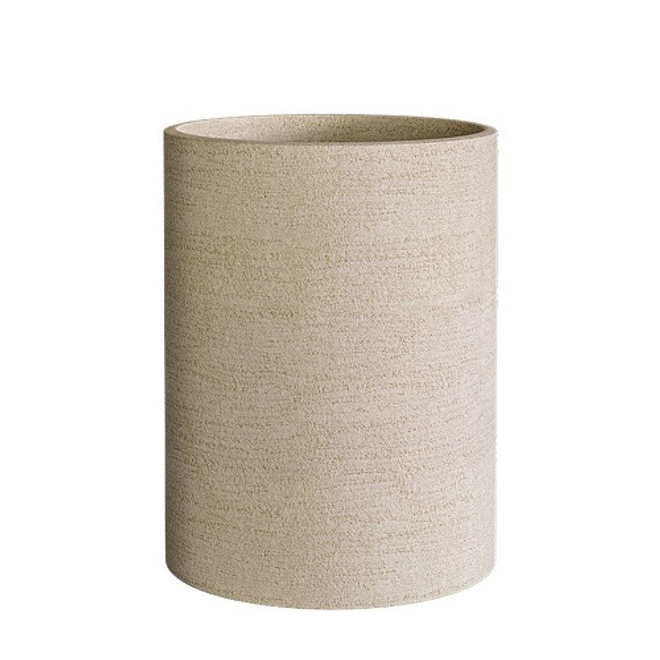 Кашпо Concretika Cylinder D50 H65 Erosia Yellow