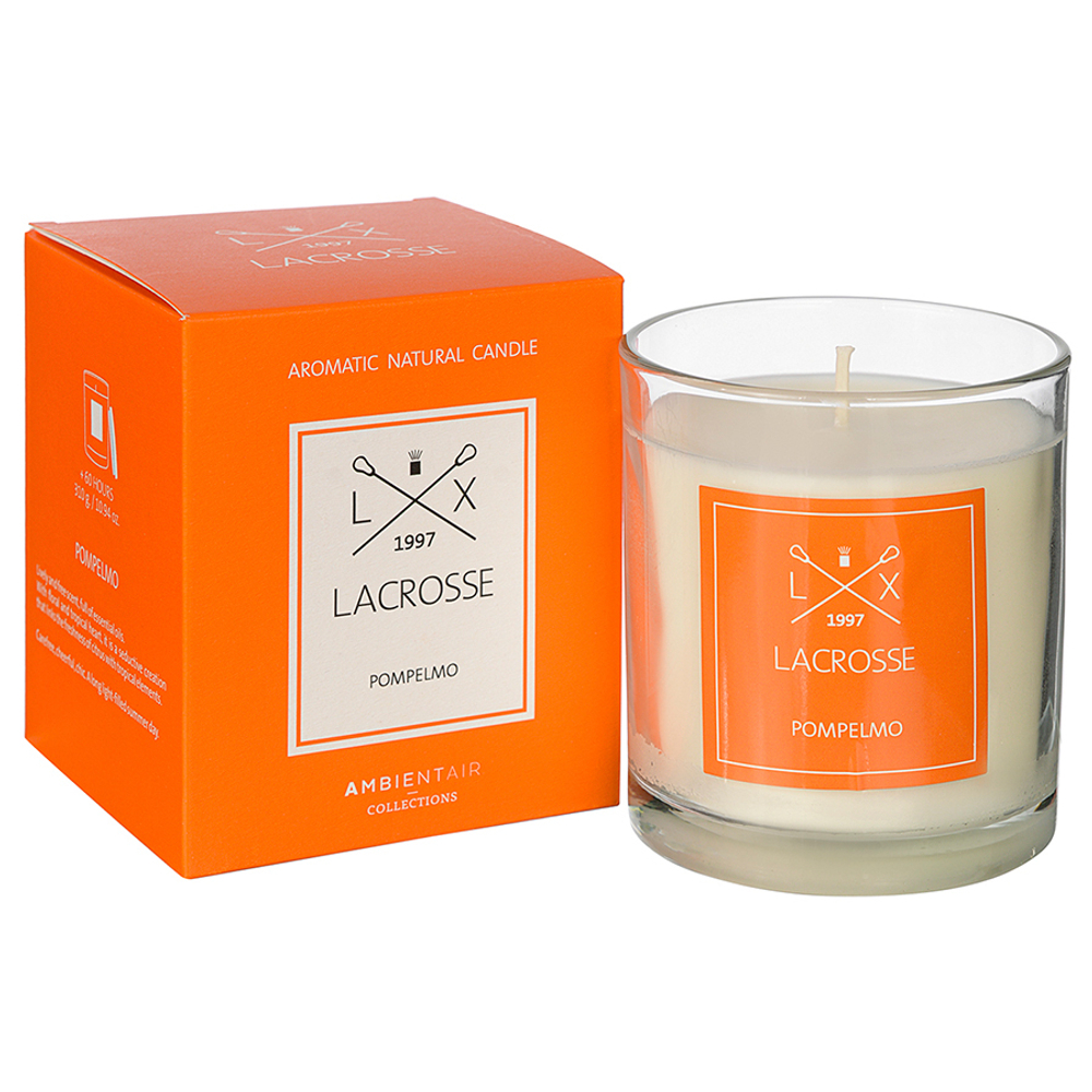 Свеча ароматическая lacrosse, pompelmo (новая), 60 ч