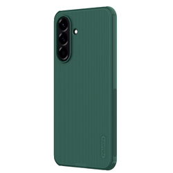 Усиленный чехол зеленого цвета (Dark Green) от Nillkin для Samsung Galaxy A56 5G, серия Super Frosted Shield Pro