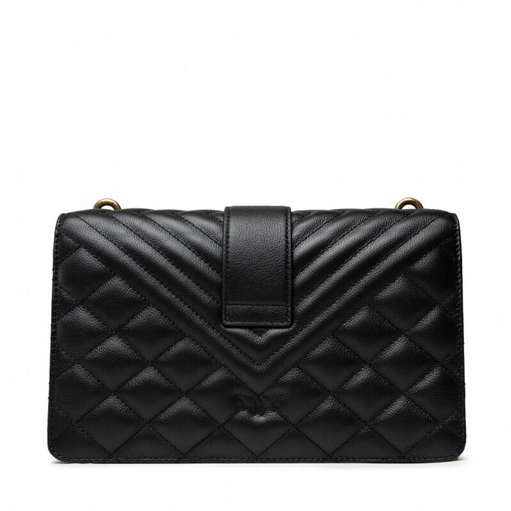 CLASSIC LOVE BAG ICON V QUILT MIX - black