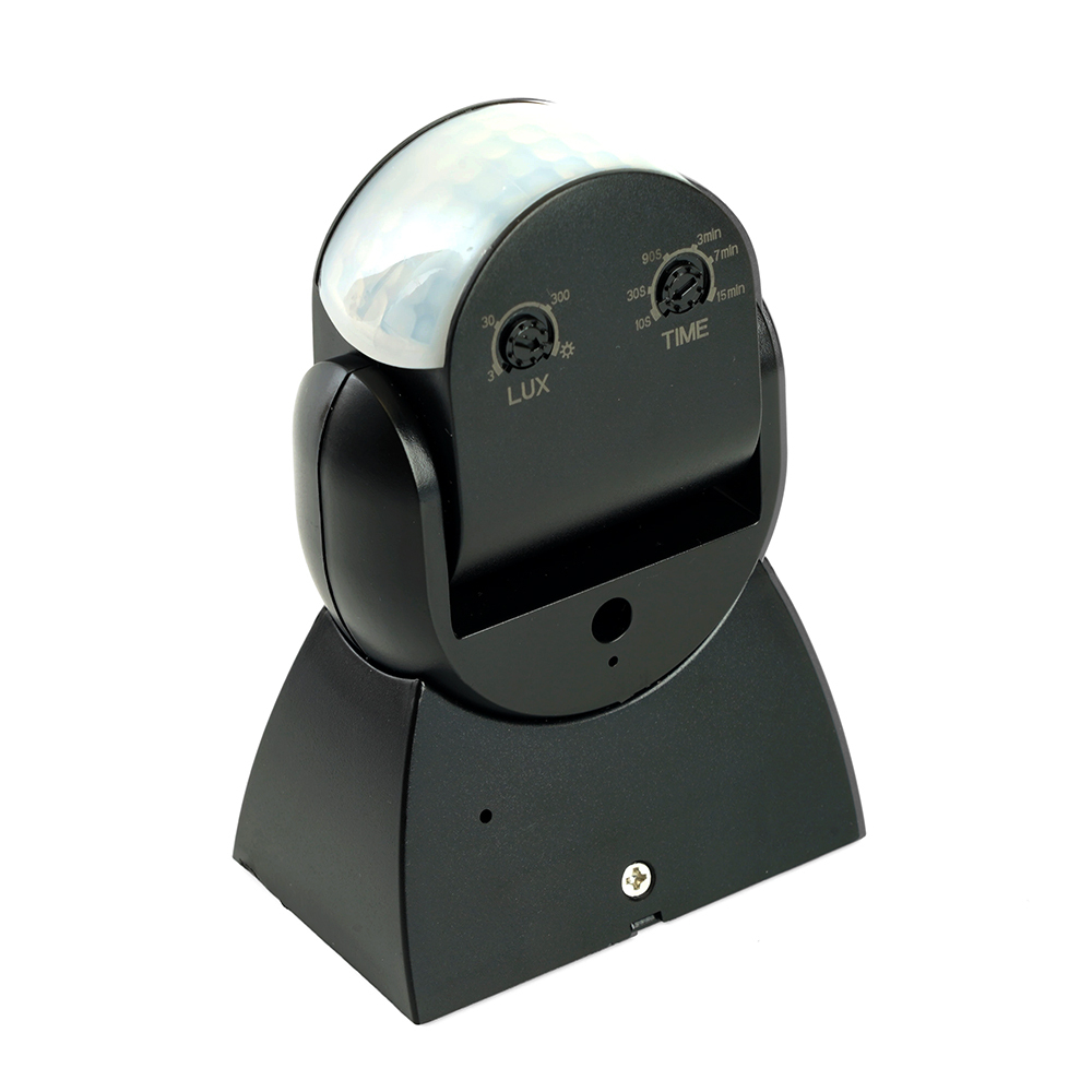 Датчик движения 1200W 12m 180° чёрный, SEN18