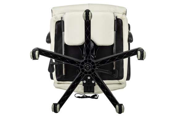 Кресло руководителя Бюрократ CH-824MSG-BF слоновая кость эко.кожа/ткань пластик