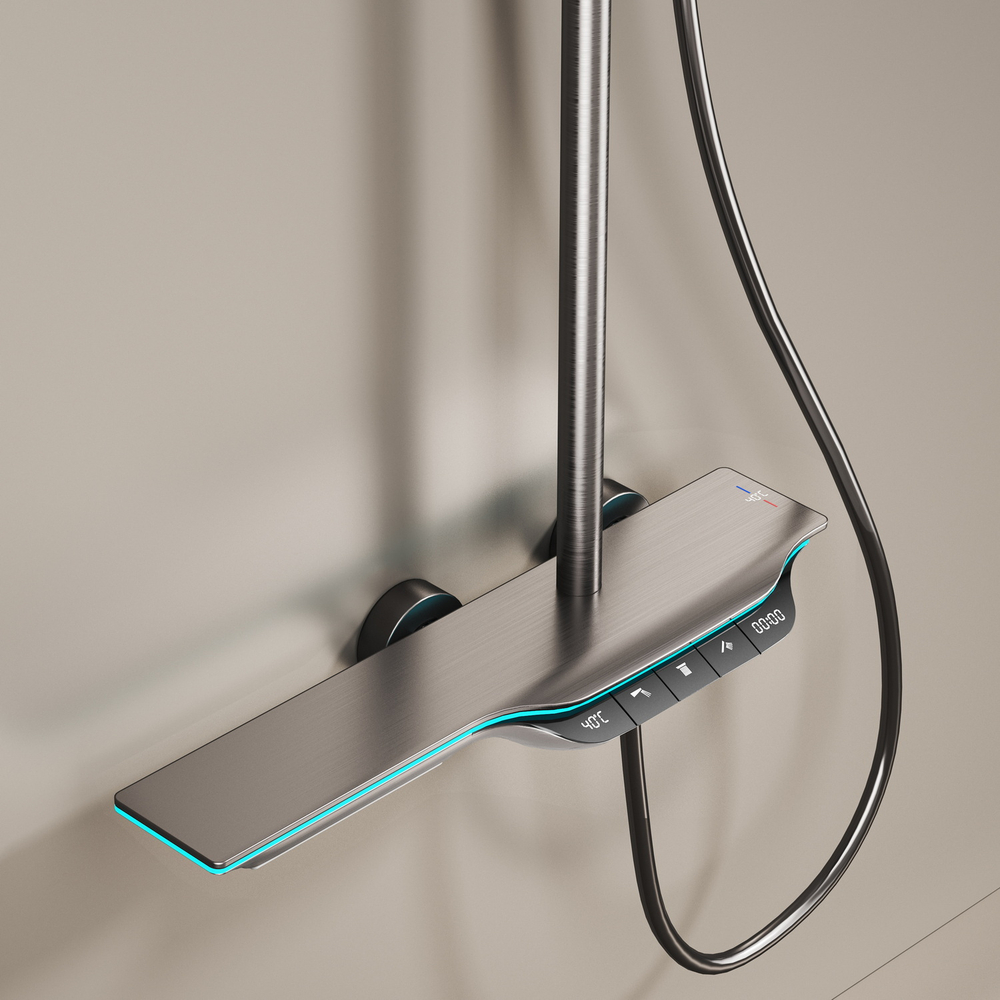 Душевая стойка Black&White UK7023MG