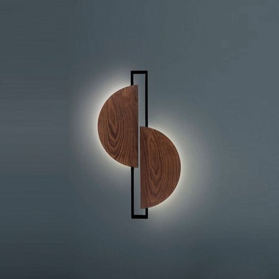 Настенный светильник Nowodvorski Sunrise Led Dark Wood/Black 7652
