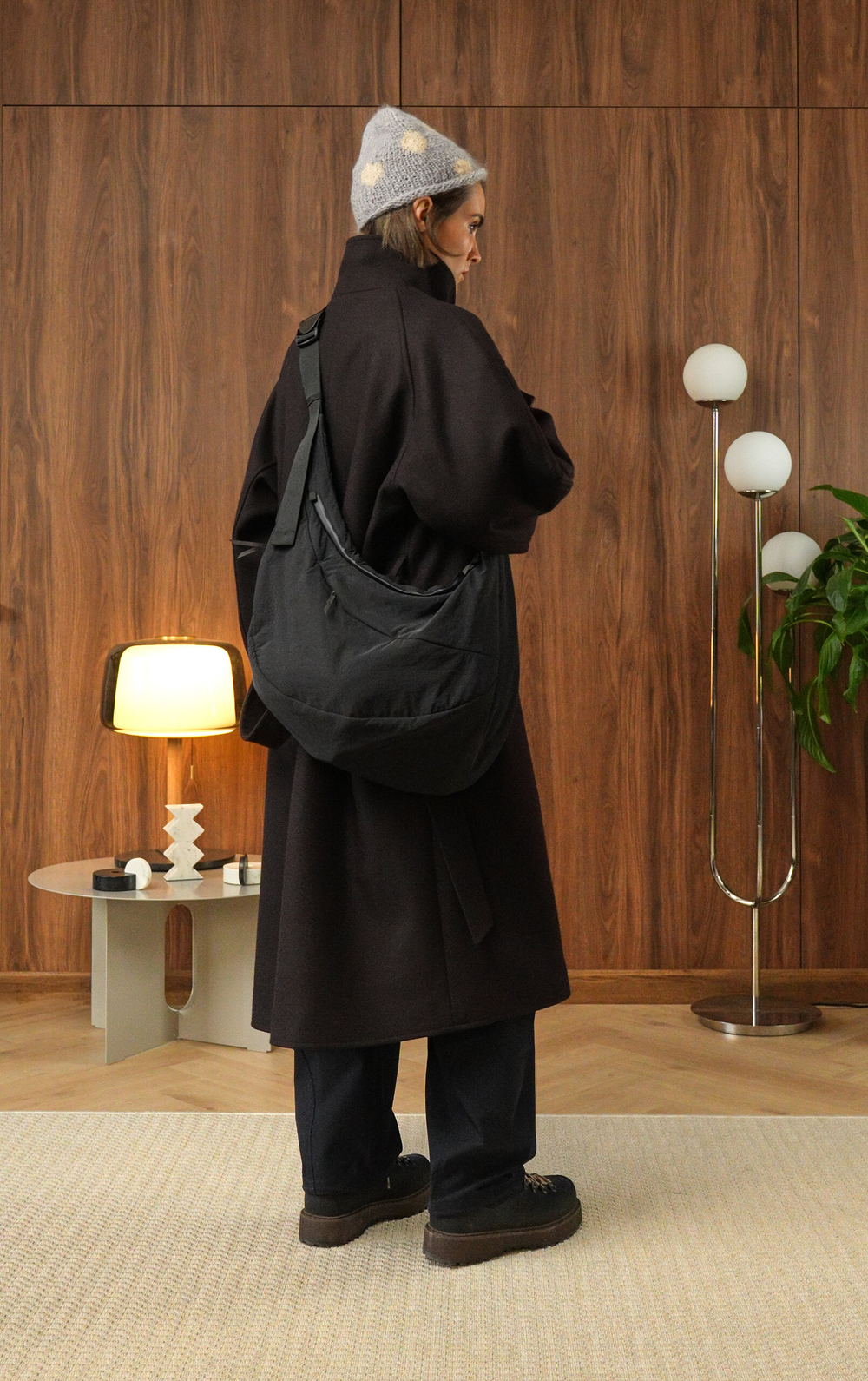 Сумка Nothomme Blue Monte Curved Structure Segmented Diagonal Bag "Tibetan"